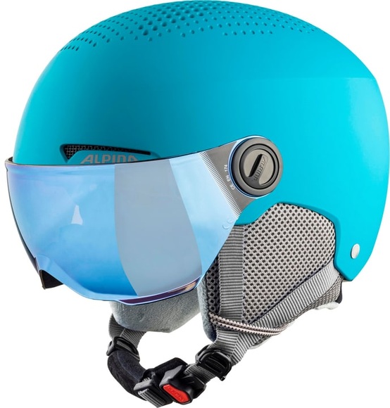 Alpina Zupo Visor Wintersport Helm türkis