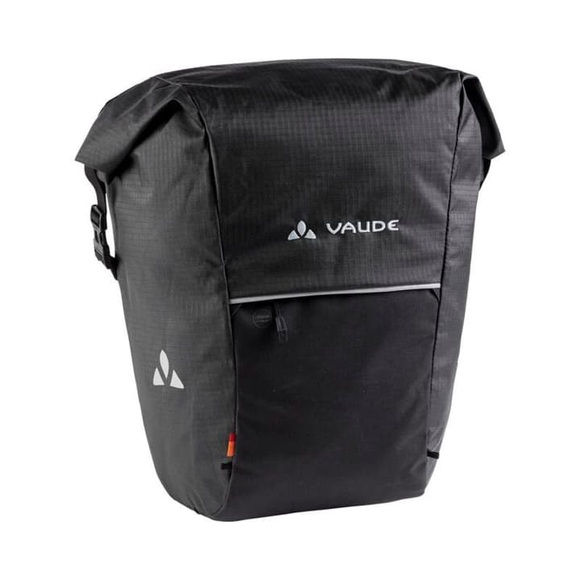 VAUDE Road Master Roll-It Waxed Gepäckträgertasche black 2020 Gepäckträgertaschen