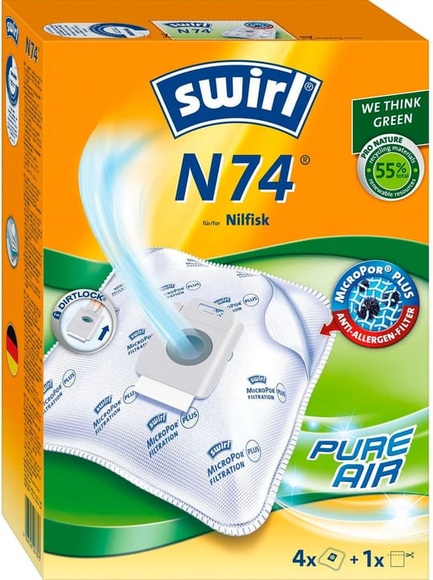 Swirl 207893 N74 Micropor Plus - Staubsaugerbeutel ()
