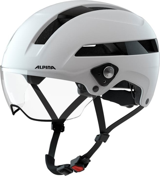Alpina Soho Visor Velohelm weiss