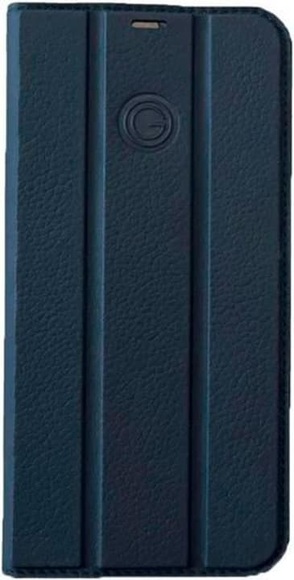 Mike Galeli - iPhone 13 Mini Faltbare Echtleder Book Case Tasche Flip Cover Hand Made (MARCfaltIP13-M01) - Schwarz