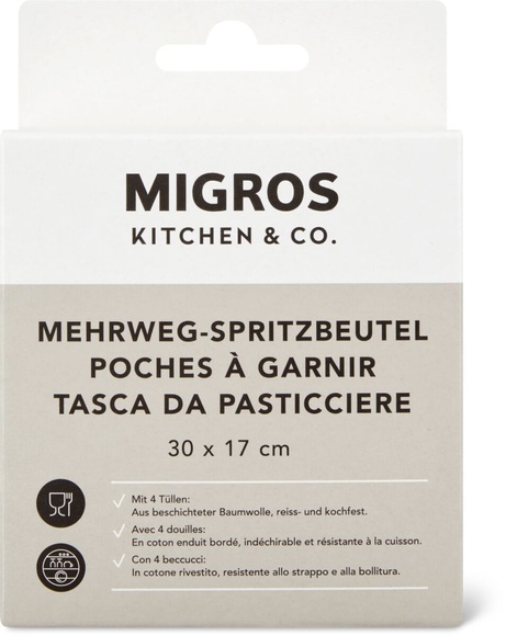 Migros Kitchen & Co. Mehrweg-Spritzbeutel