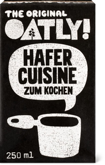 Oatly! Pflanzliche Alternative zu flüssiger Sahne