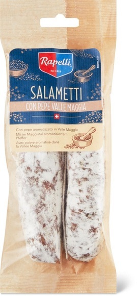 Ticinella Salametti mit Pfeffer 2x100g