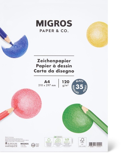 Migros Paper & Co. Zeichenpapier