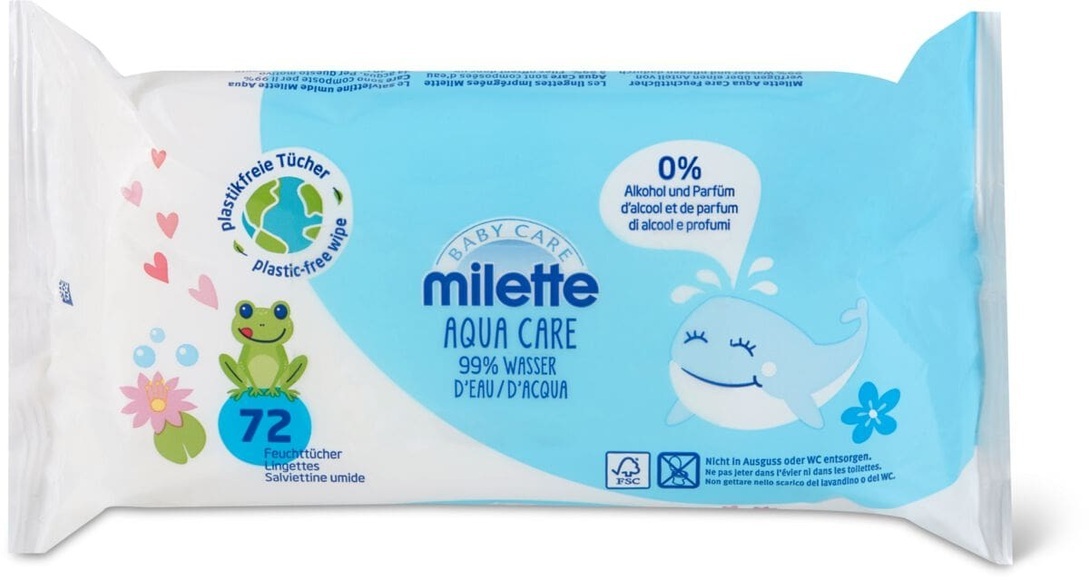 Milette Baby Care Baby-Feuchttücher