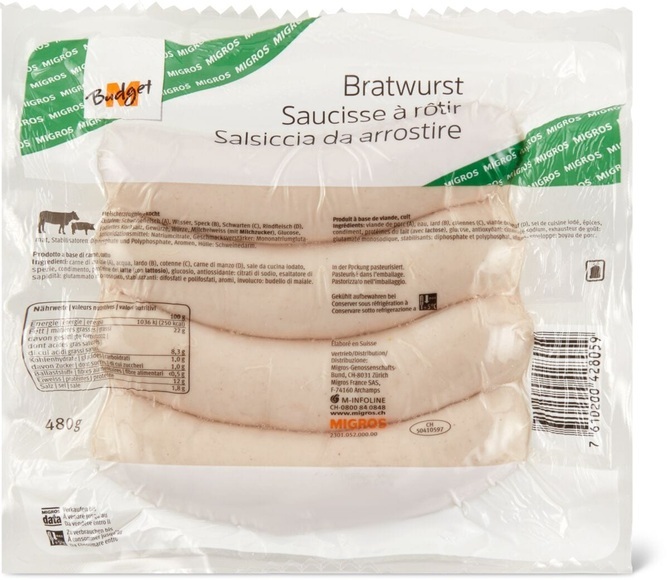 M-Budget Bratwurst