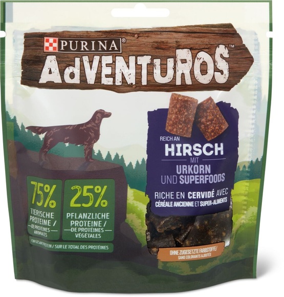 AdVENTuROS Reich an Hirsch mit Urkorn - 90 g