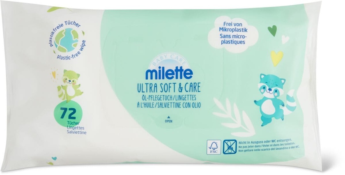 Milette Baby Care Baby-Feuchttücher