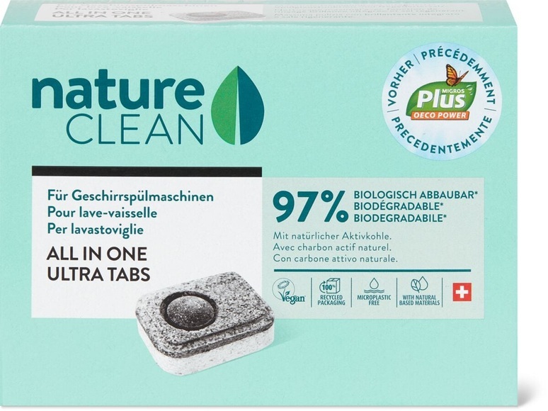 Nature Clean Ultra All In One Tabs für Geschirrspülmaschine 