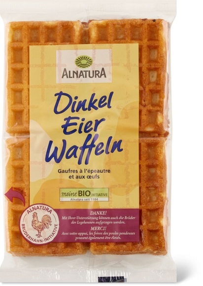 Alnatura Dinkel Frischeiwaffeln