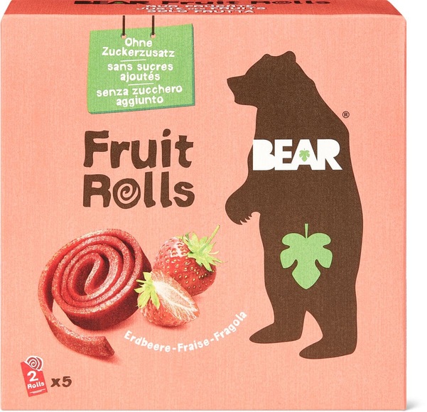 Bear Fruchtrollen mit getrocknetem Obst und Gemüse
