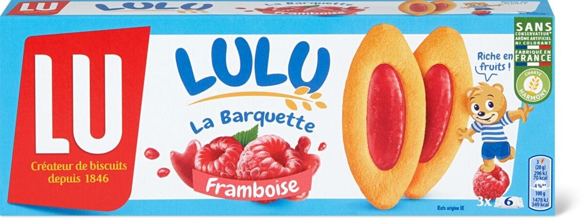 Lu Barquette Guezli Himbeere