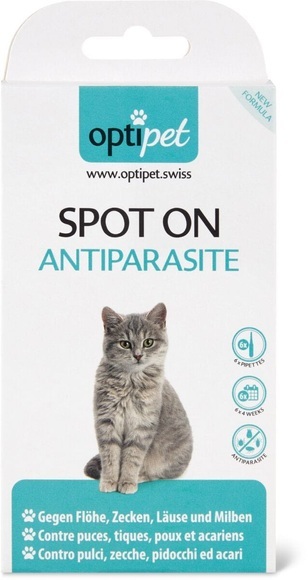 OptiPet Spot On Antiparasite für Katzen