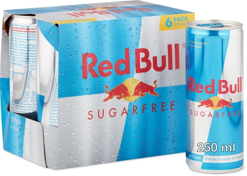 Red Bull Sugarfree Do.6x250ml