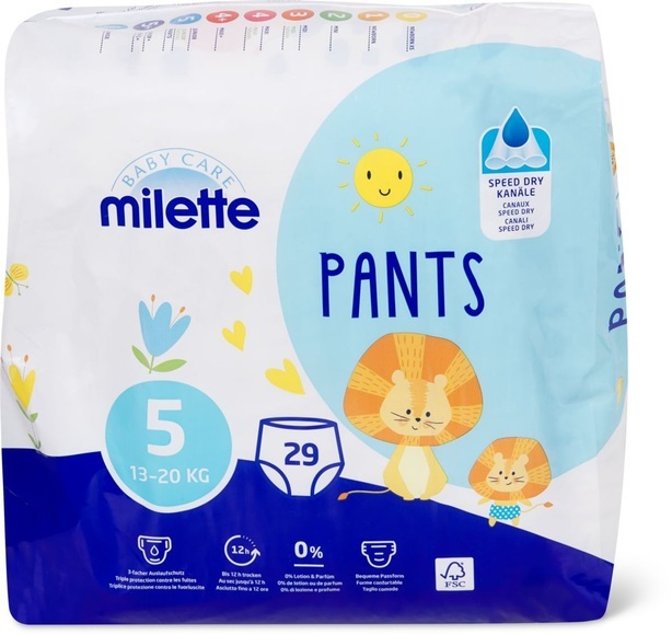 Milette Premium Pants 5 13-20kg 29stk