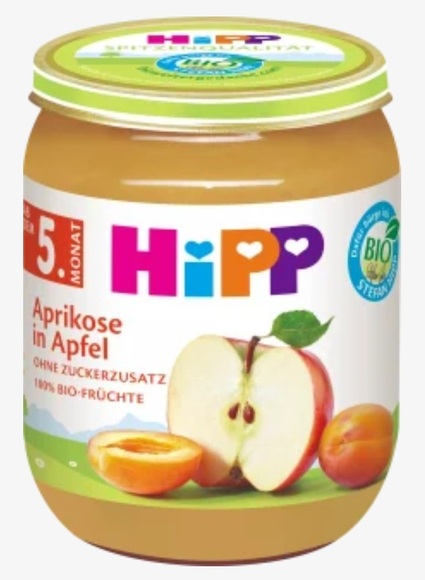 Bio HiPP Apfel und Aprikose