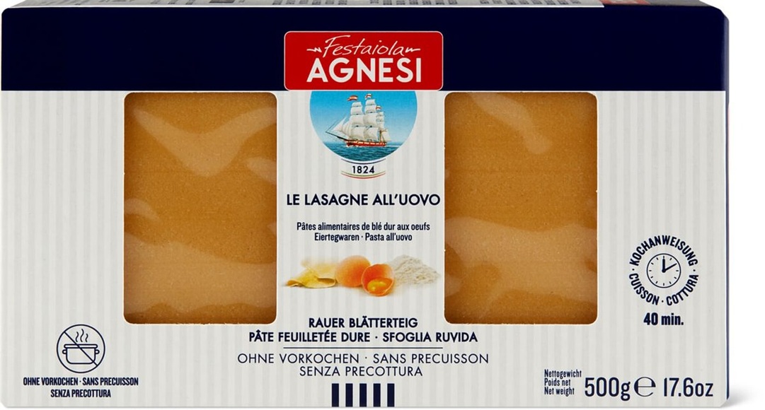 Agnesi Lasagne all'uovo