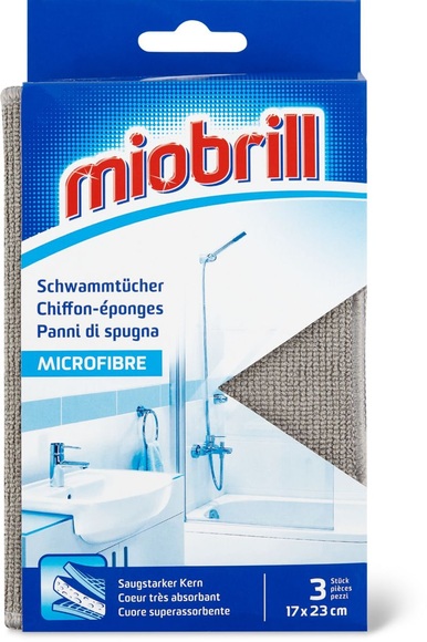 Miobrill Microfaser Schwammtücher