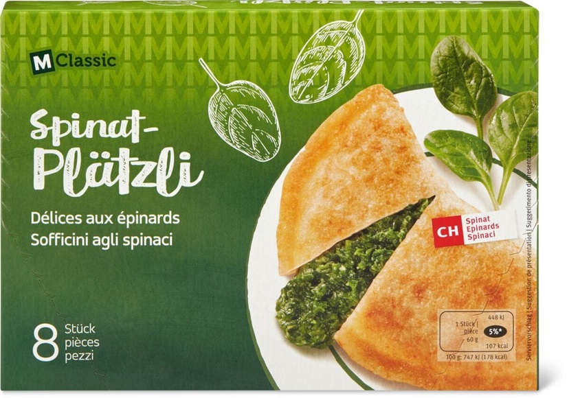 M-Classic Spinat-Plätzli