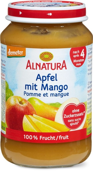 Alnatura Apfel mit Mango