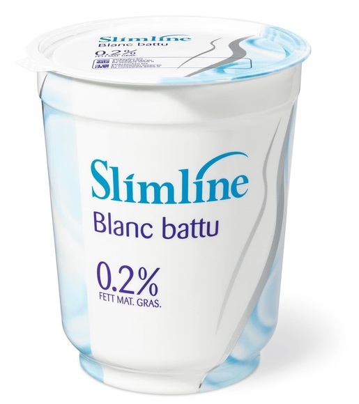 Slimline Blanc battu 0% 500g