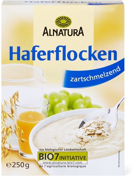 Alnatura Haferflocken zartschmelz.