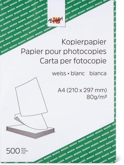 M-Budget Kopierpapier A4