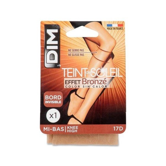DAMEN KNIESTRÜMPFE DIM tabak