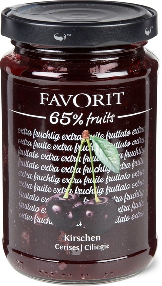 Favorit Conf. Kirschen 65% 330g
