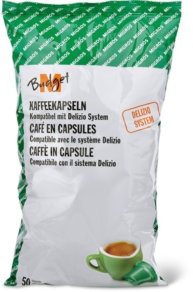 M-Budget Delizio Kaffee 50 Kapseln