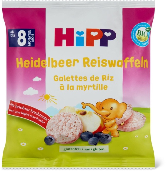 HiPP Reiswaffeln Heidelbeer