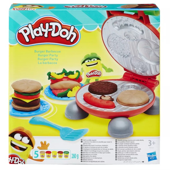 Play-Doh Burger Party, Kneten