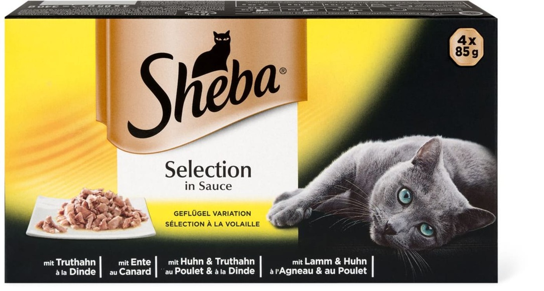 Sheba Selection in Sauce Geflügel Vari.