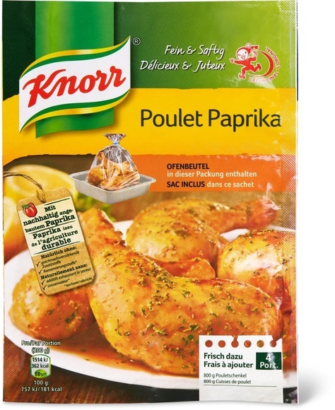Knorr Bratbeutel Paprika