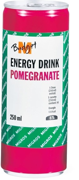 M-Budget Energy Drink Pomegranate