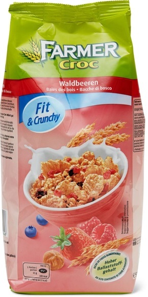 Farmer Croc Waldbeere Müesli low fat