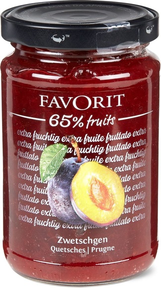 Favorit Konfitüre Zwetschgen 65% fruit