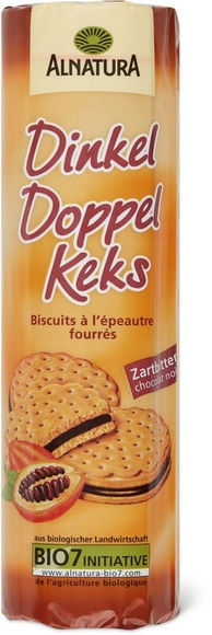 Alnatura Dinkel Doppelkeks Zartbitter