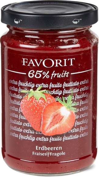 Favorit Konfitüre Erdbeeren 65%