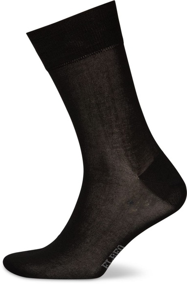 ELBEO HERREN SOCKEN FIL D'ECOSSE schwarz