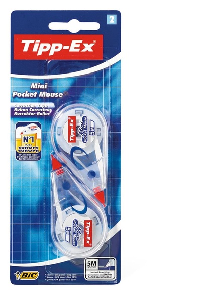 Bic BiC Tipp-Ex Mini Pocket Mouse 2 Stk.