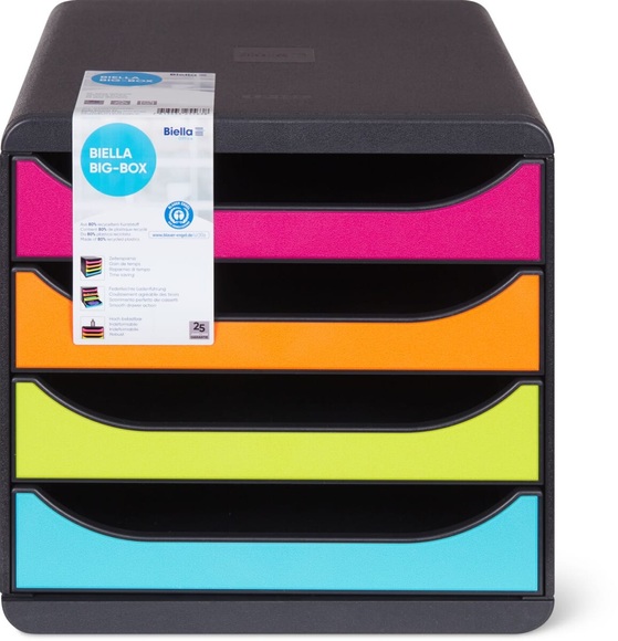 BIELLA Schubladenbox farbig