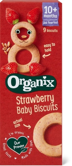 Organix Biscuits Erdbeere