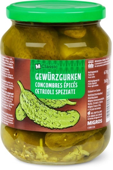 M-Classic Gewürzgurken