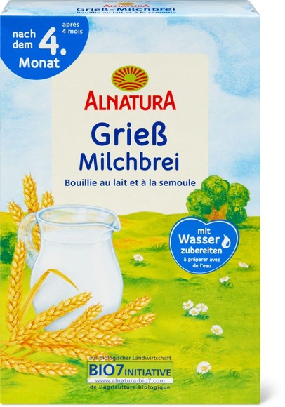 Alnatura Griess Milchbrei 250g