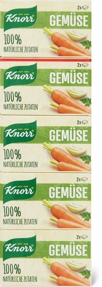 Knorr Gemüsebouillon mit Meersalz