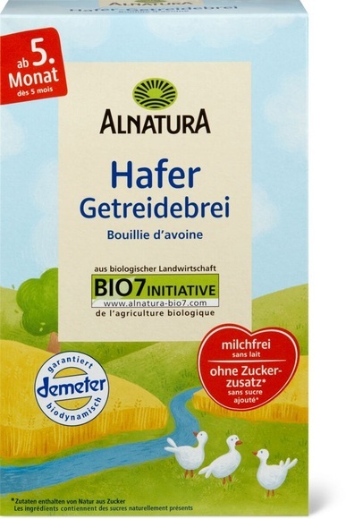 Alnatura Hafer Getreidebrei