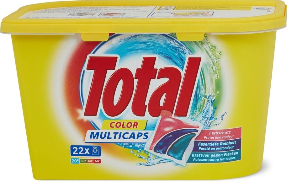 Total Waschmittel Color Caps Box