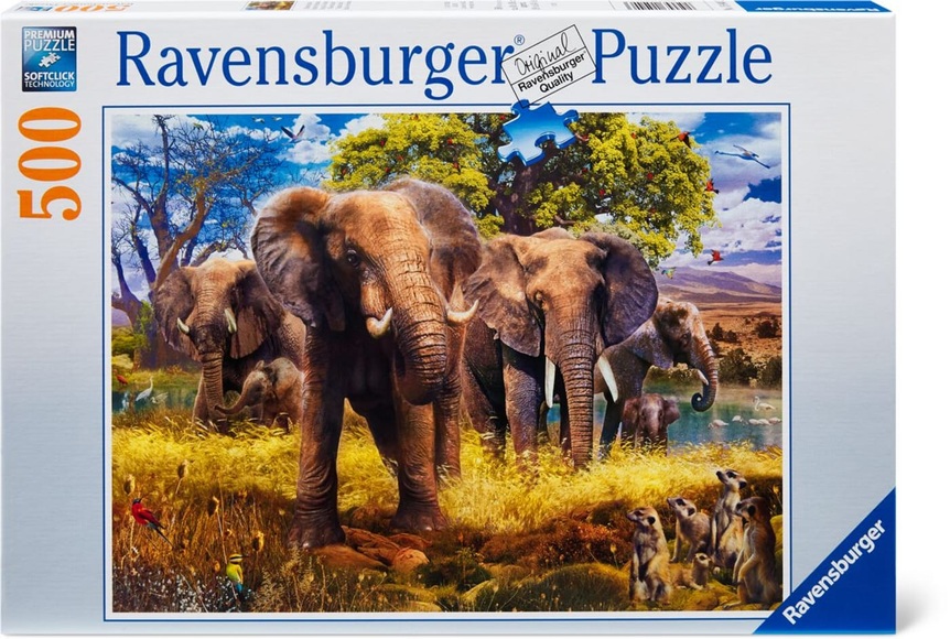 Elefantenfamilie (Puzzle)